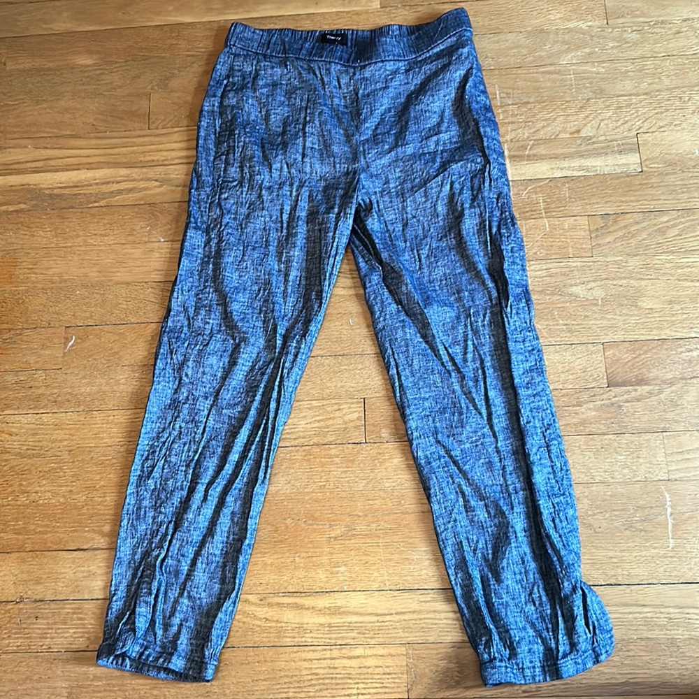 Theory Elastic Waist Pant. Size 4 - image 1